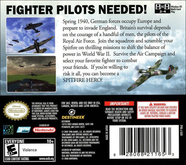Spitfire Heroes: Tales of the Royal Air Force (Complete) (used)