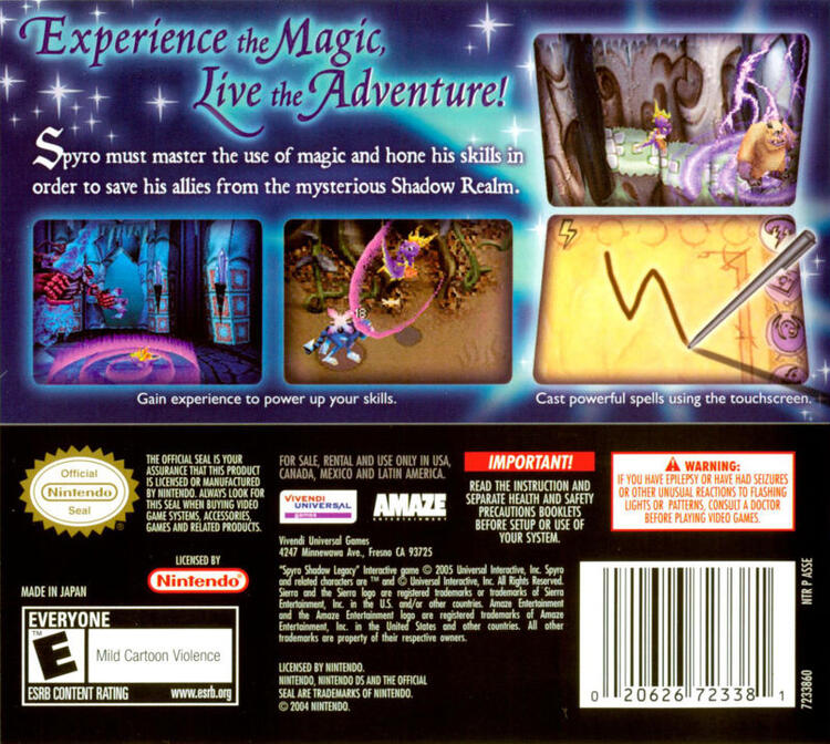 Spyro Shadow Legacy (Complete) (used)