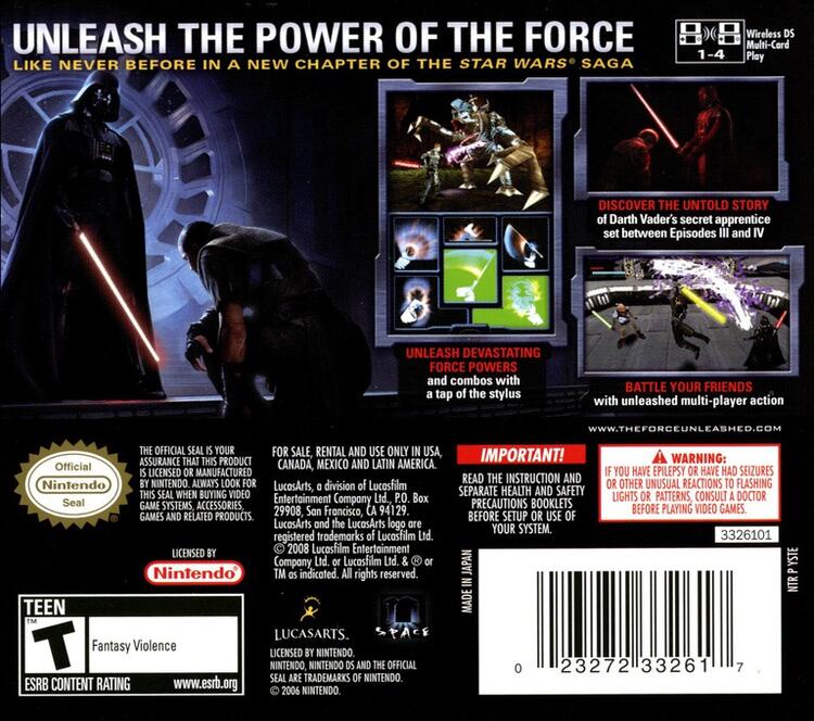 Star Wars The Force Unleashed (Complete) (used)