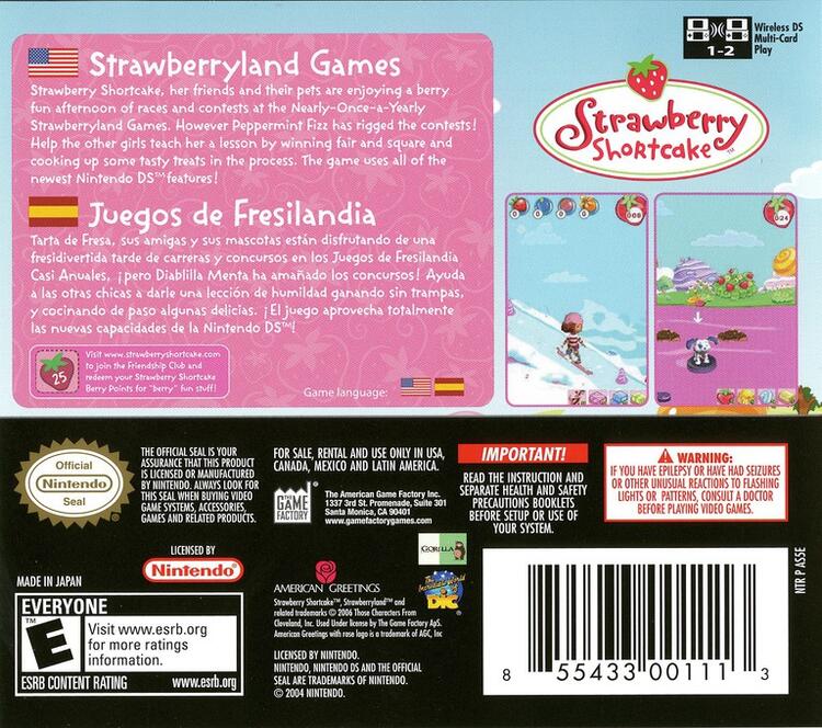 Strawberry Shortcake Strawberryland Games (Complete) (used)