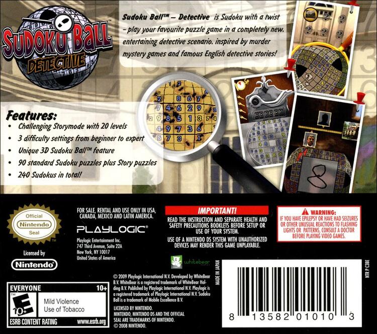 Sudoku Ball Detective (Complete) (used)