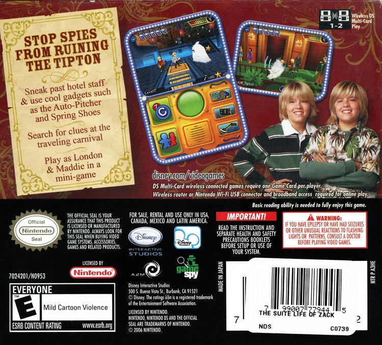 Suite Life of Zack and Cody: Circle of Spies (Complete) (used)