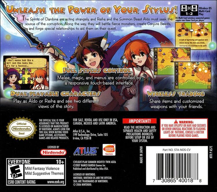 Summon Night Twin Age (Complete) (used)