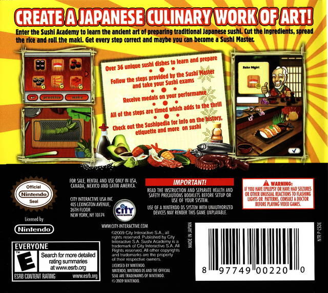 Sushi Academy (Complete) (used)