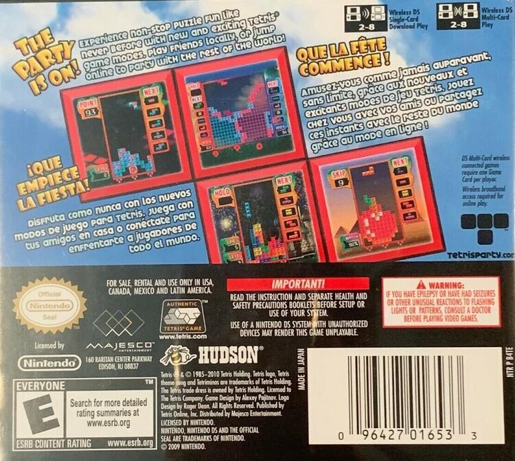Tetris Party Deluxe (Complete) (used)