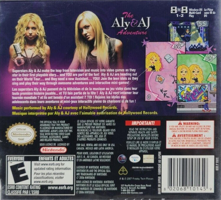 Aly & AJ Adventure, The (Complete) (used)