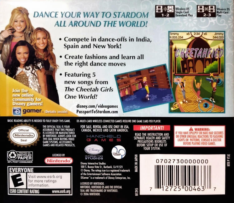 Cheetah Girls, The: Passport to Stardom (Complete) (used)