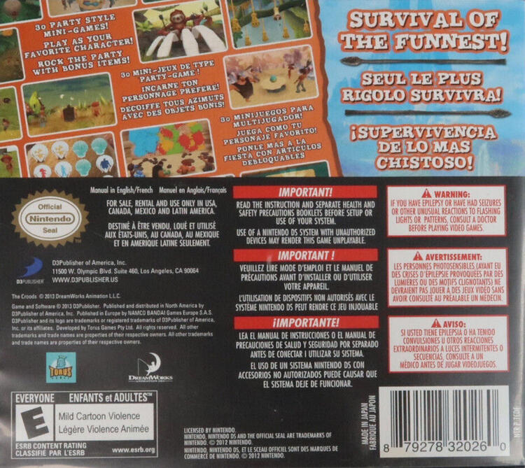 Croods, The: Prehistoric Party (Complete) (used)