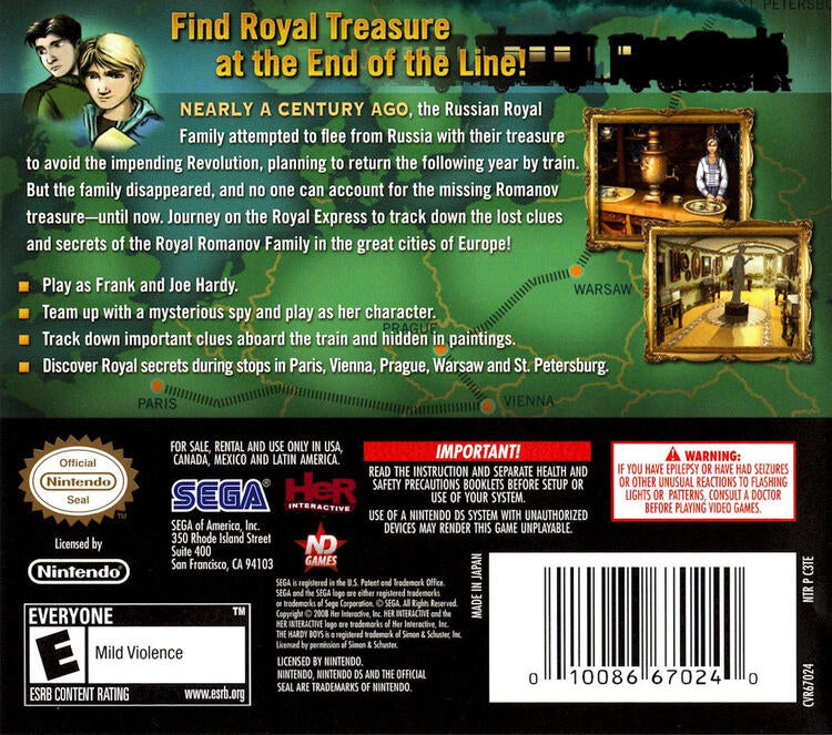 Hardy Boys, The: Treasure on the Tracks (Complete) (used)