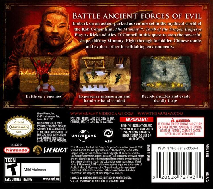Mummy, The: Tomb of the Dragon Emperor (Complete) (used)