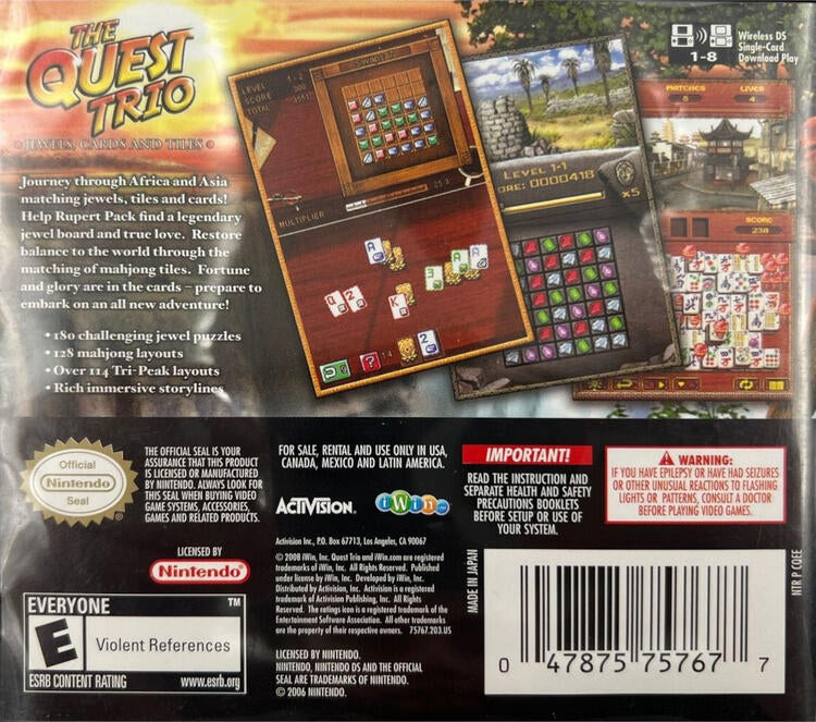 Quest Trio, The (Complete) (used)