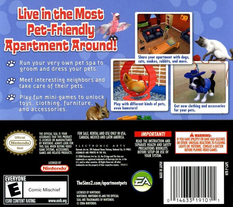 Sims 2, The: Apartment Pets (Complete) (used)