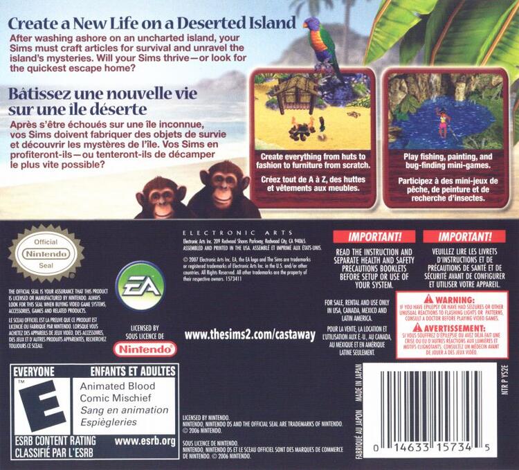 Sims 2, The: Castaway (Complete) (used)