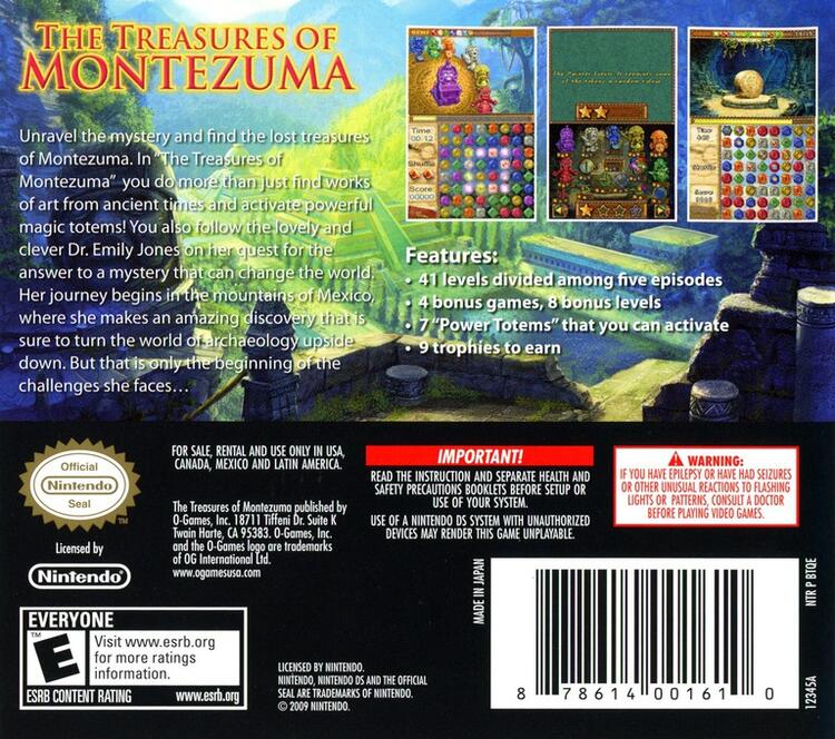 Treasures of Montezuma, The (Complete) (used)
