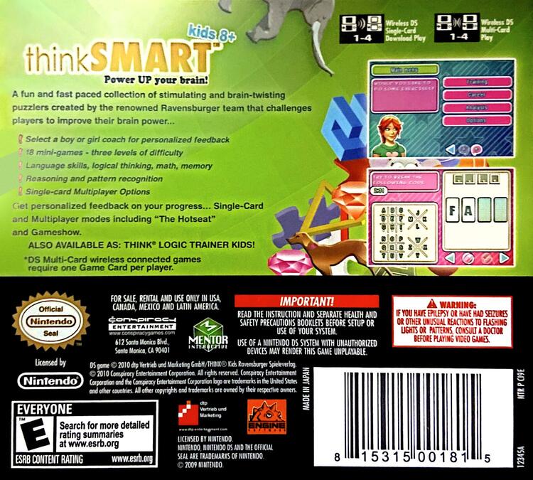 ThinkSmart: Kids 8+ (Complete) (used)