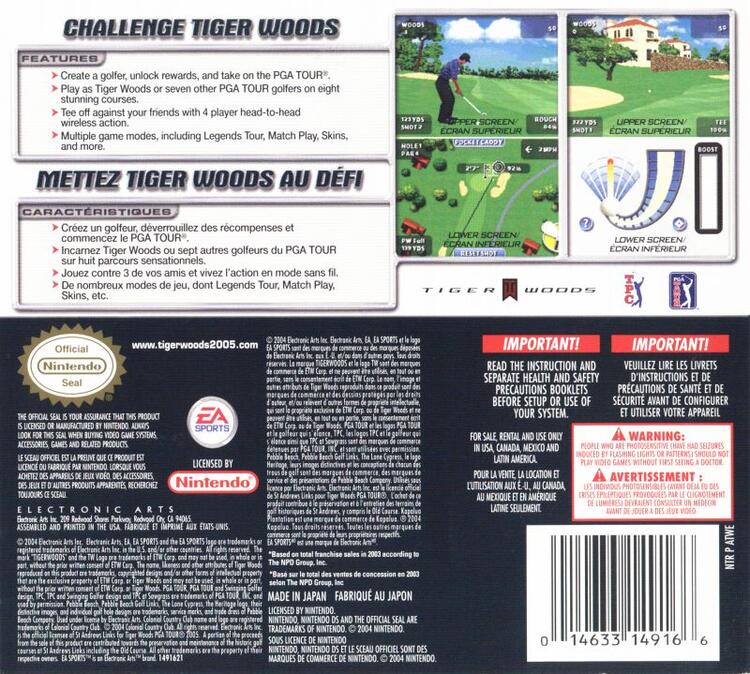 Tiger Woods PGA Tour 2005 (Complete) (used)