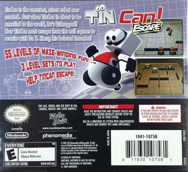 Tin Can Escape (Complete) (used)