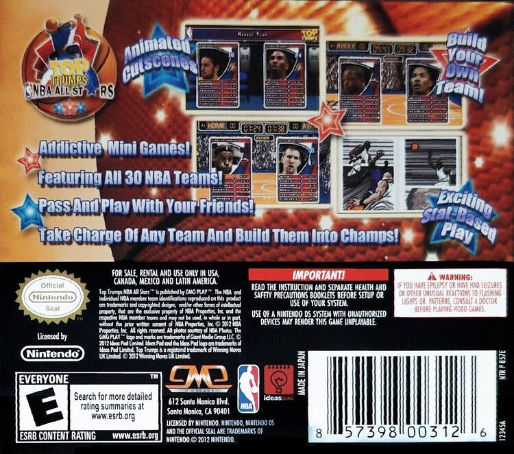 Top Trumps: NBA All-Stars (Complete) (used)