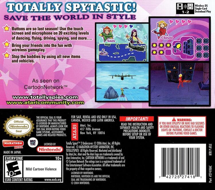 Totally Spies 2 Undercover (Complete) (used)