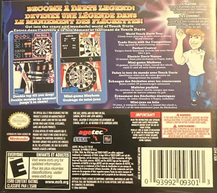 Touch Darts (Complete) (used)