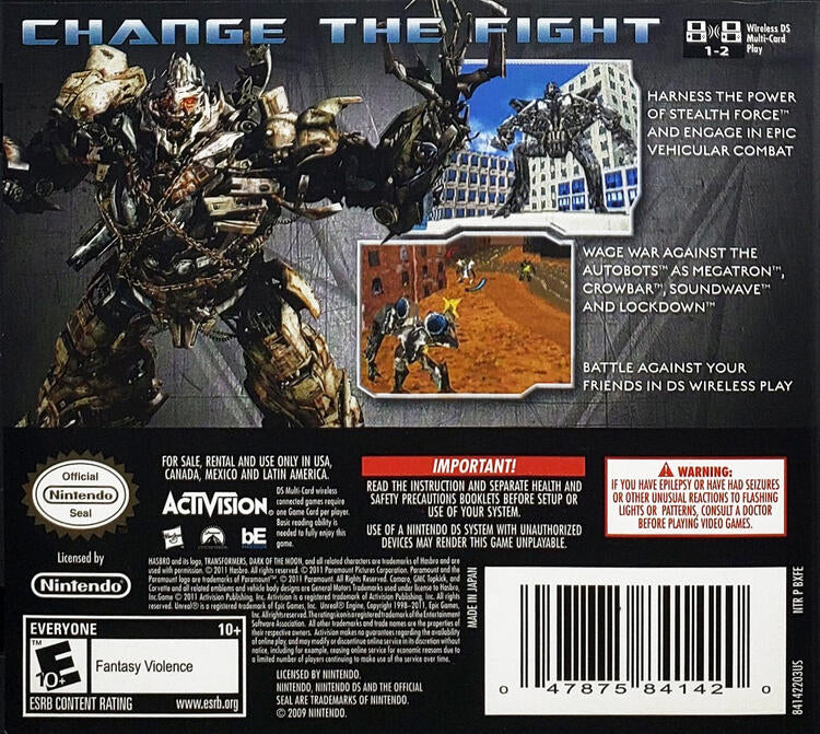 Transformers Dark of the Moon: Decepticons (Complete) (used)