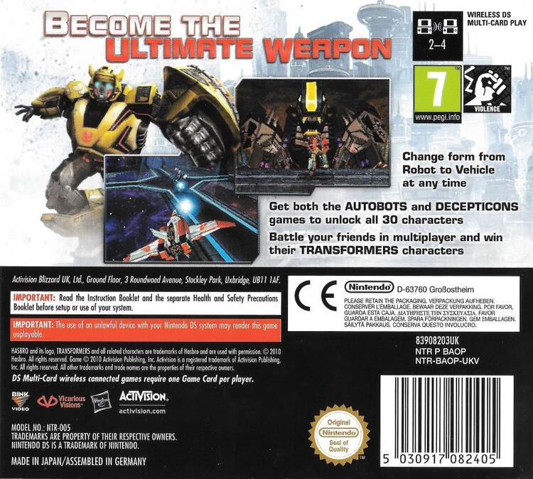 Transformers War for Cybertron: Autobots (Complete) (used)