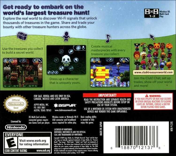 Treasure World (Complete) (used)