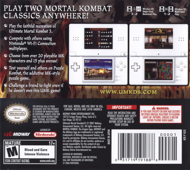 Ultimate Mortal Kombat (Complete) (used)