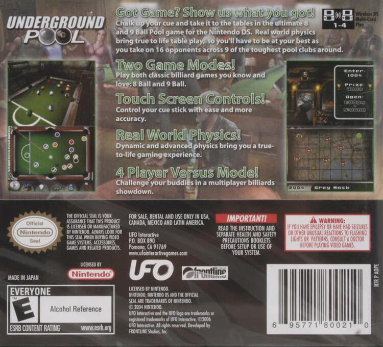Underground Pool (Complete) (used)