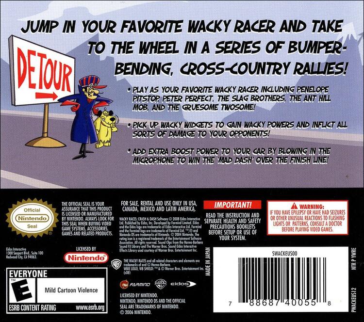 Wacky Races Crash and Dash (Complete) (used)