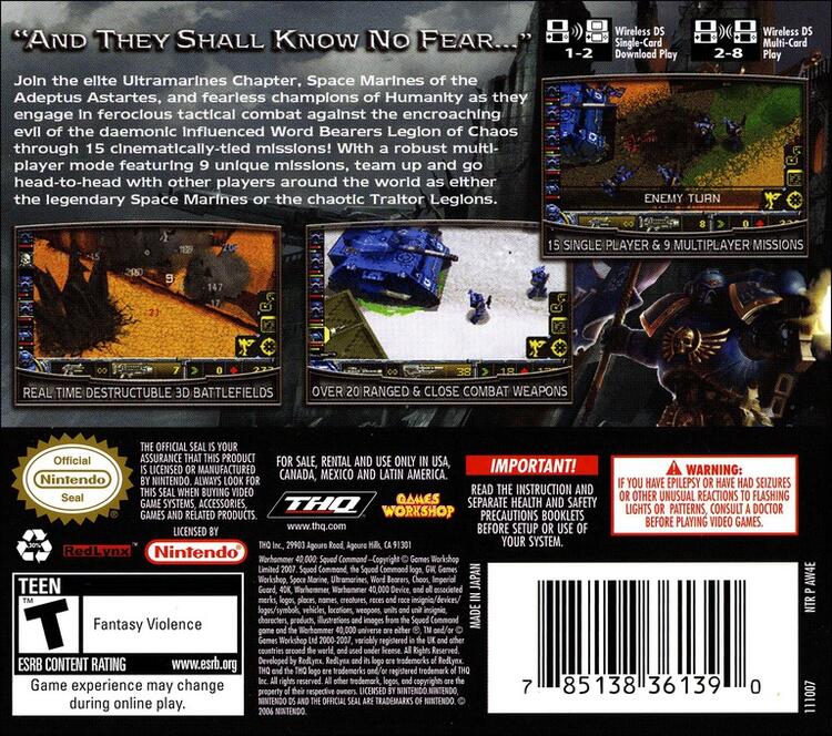 Warhammer 40000 Squad Command (Complete) (used)