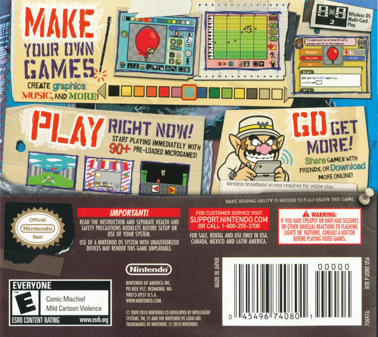 Wario Ware D.I.Y. (Complete) (used)