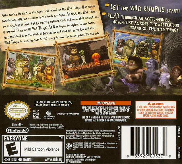Where the Wild Things Are (Complete) (used)