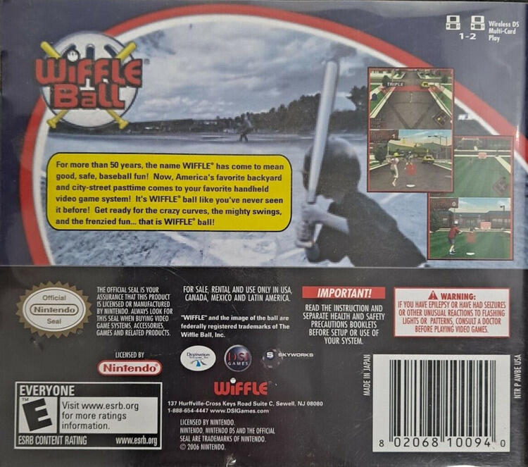 Wiffle Ball (Complete) (used)