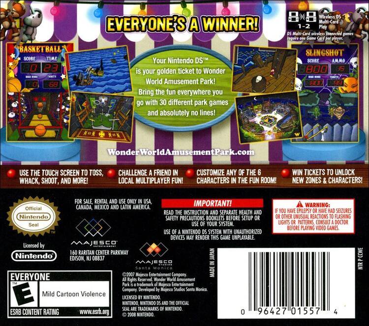 Wonder World Amusement Park (Complete) (used)