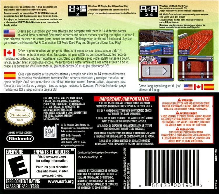 World Championship Games: A Track & Field Event (Complete) (used)