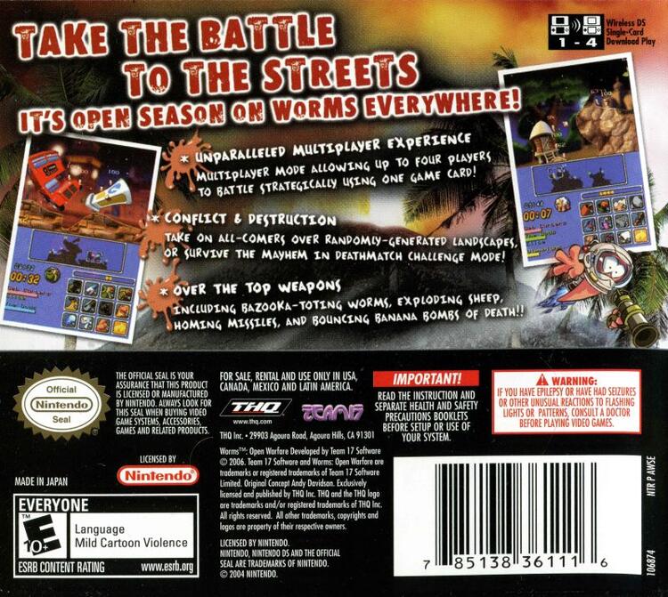 Worms Open Warfare (Complete) (used)