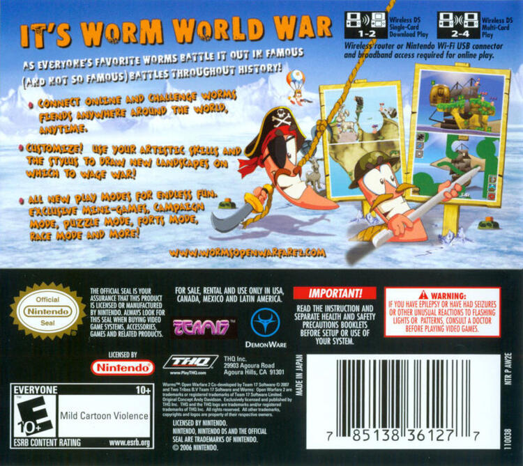 Worms Open Warfare 2 (Complete) (used)