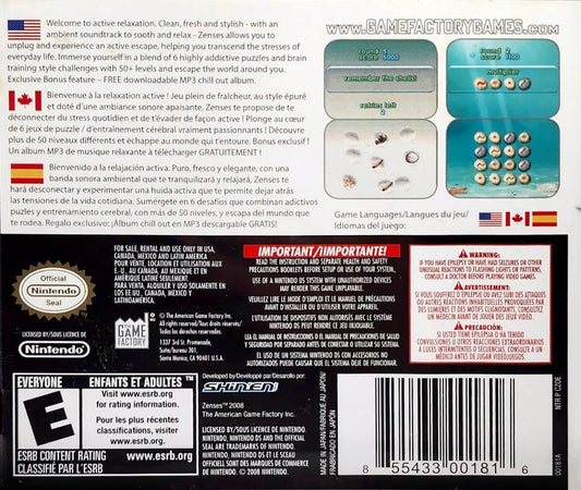 Zenses Ocean (Complete) (used)