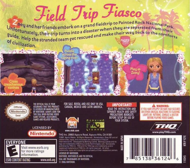 Zoey 101 Field Trip Fiasco (Complete) (used)