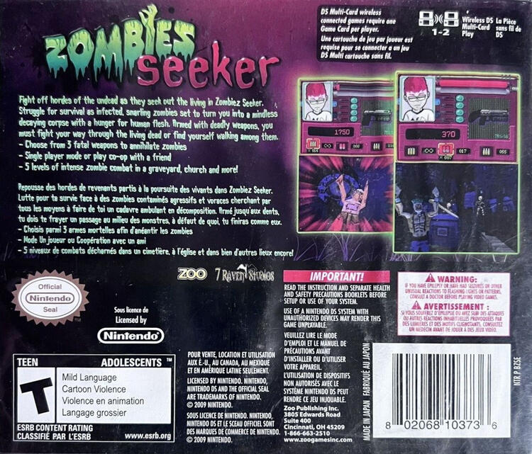 Zombiez Seeker (Complete) (used)
