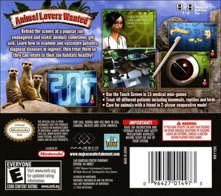 Zoo Hospital (Complete) (used)