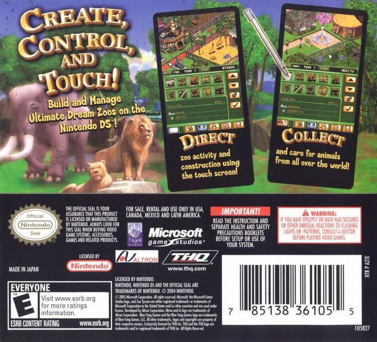 Zoo Tycoon (Complete) (used)