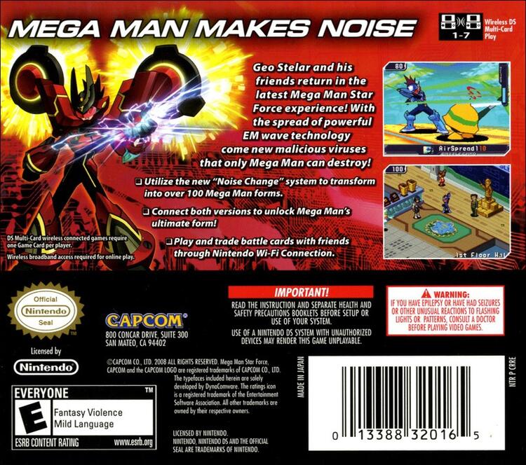 Mega Man Star Force 3 Red Joker [NO MANUAL] (Complete) (used)