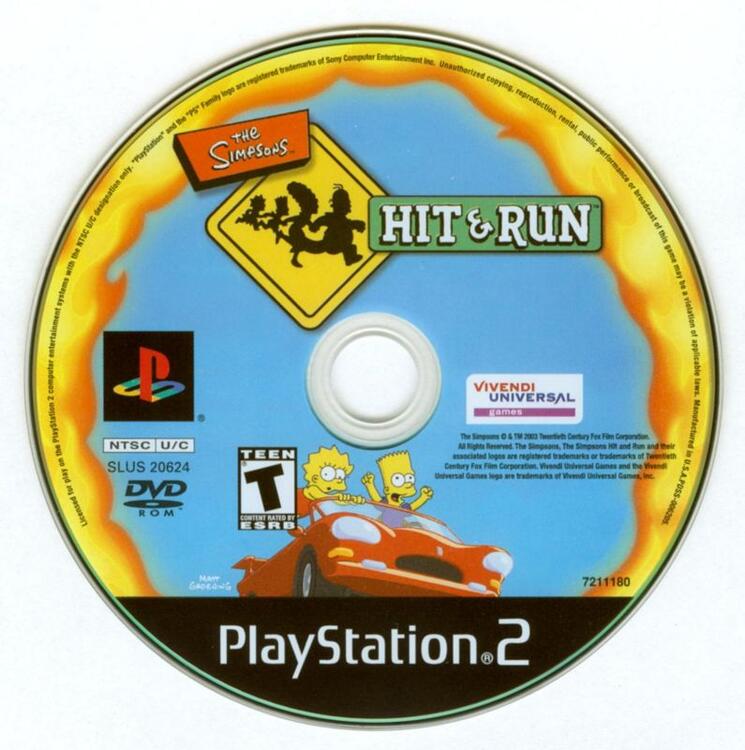 Simpsons, The: Hit and Run (Loose) (used)