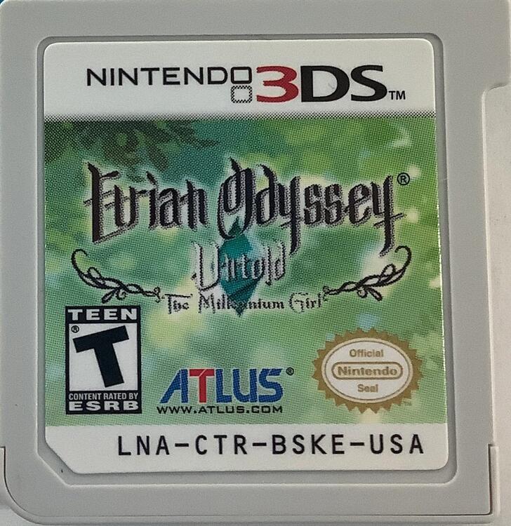 Etrian Odyssey Untold: The Millennium Girl (Loose) (used)