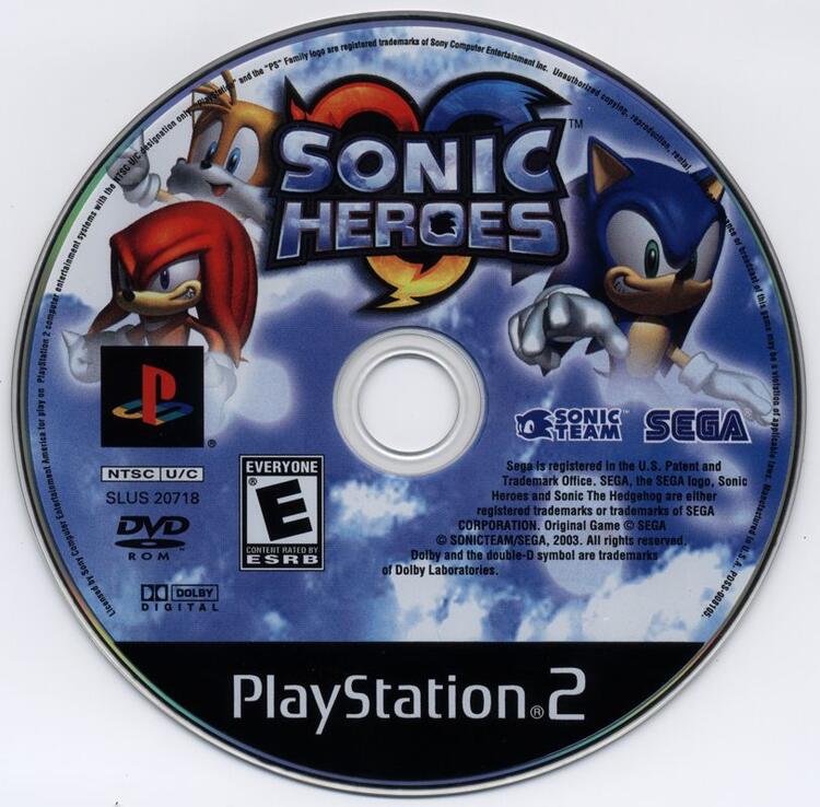 Sonic Heroes (Loose) (used)