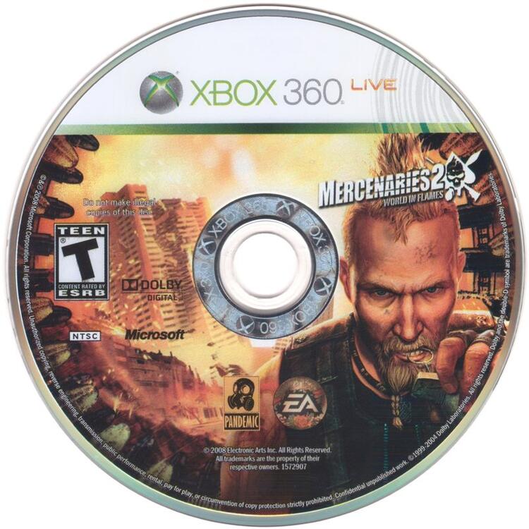 Mercenaries 2 World in Flames (Loose) (used)
