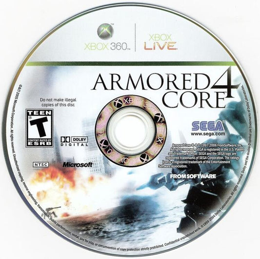 Armored Core 4 (Loose) (used)