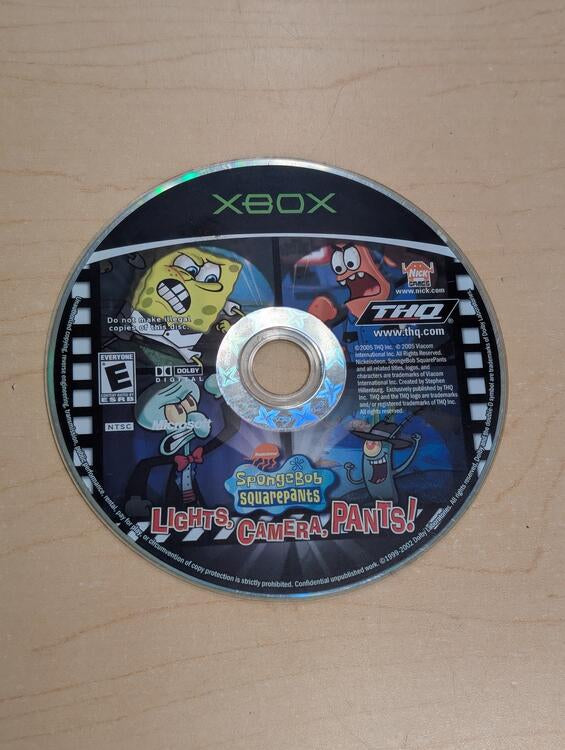 SpongeBob SquarePants Lights Camera Pants *BC360* (Loose) (used)